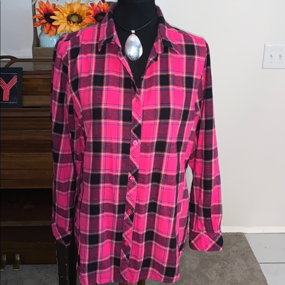 Pretty pink flannel